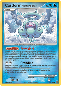 Castform Snow-cloud Form