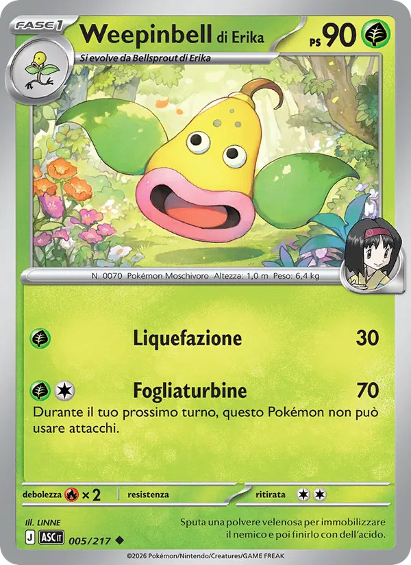 Weepinbell di Erika