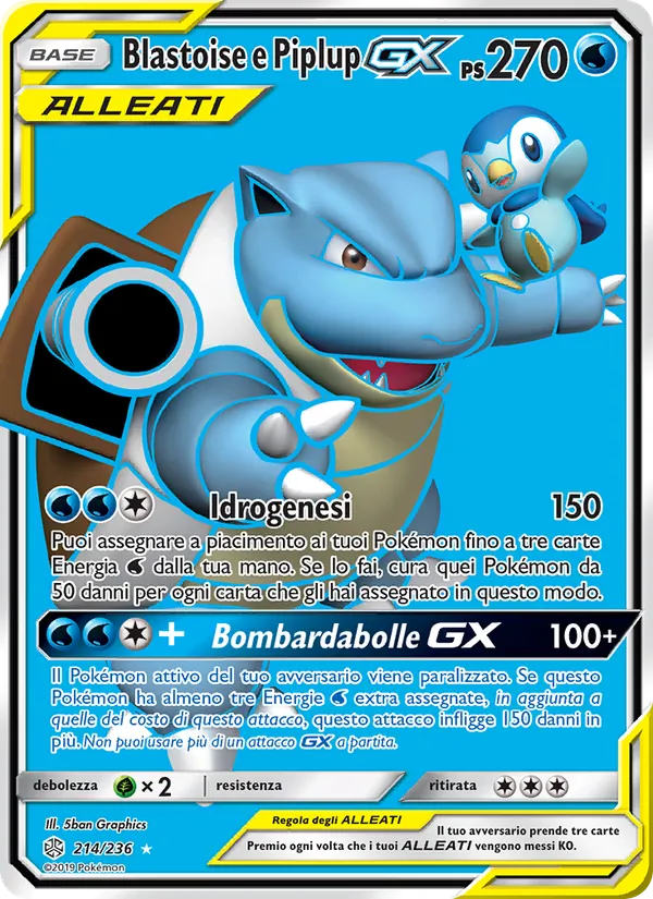 Blastoise e Piplup GX