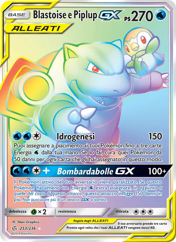 Blastoise e Piplup GX