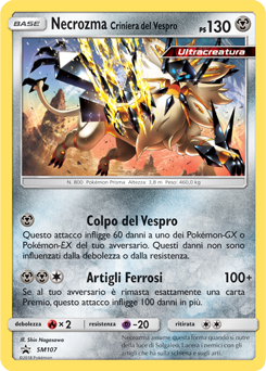 Necrozma Criniera del Vespro