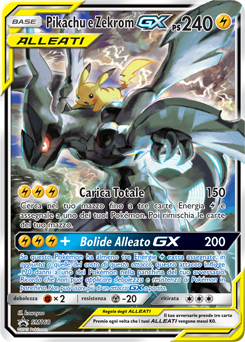 Pikachu e Zekrom GX