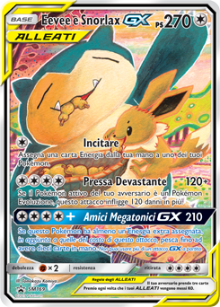 Eevee e Snorlax GX