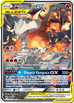 Reshiram e Charizard GX