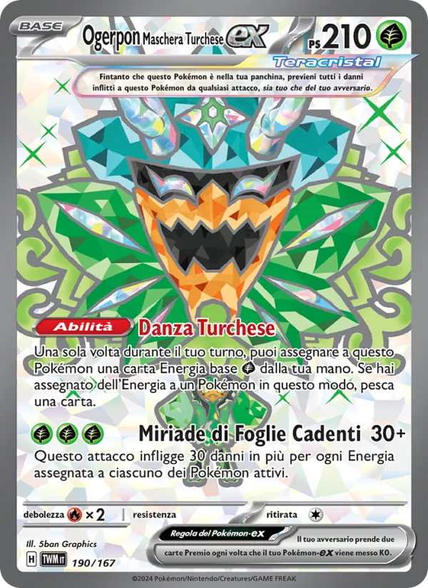 Ogerpon Maschera Turchese-ex