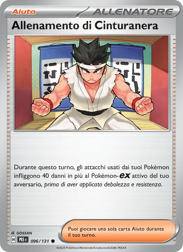 Allenamento di Cinturanera