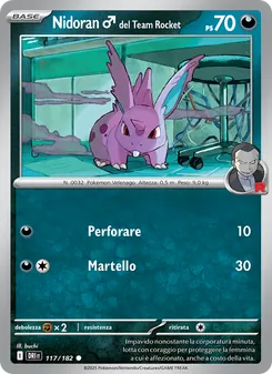 Nidoran♂ del Team Rocket