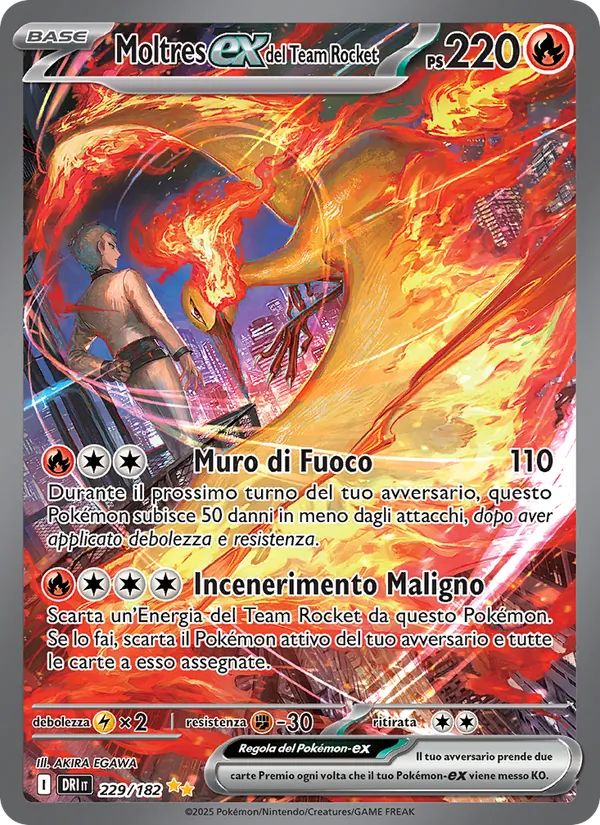 Moltres-ex del Team Rocket