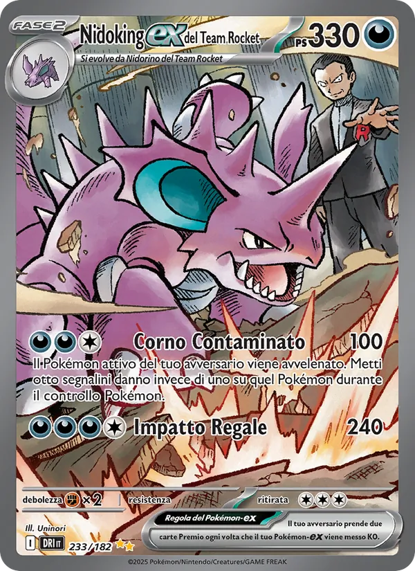 Nidoking-ex del Team Rocket