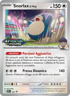 Snorlax di Hop