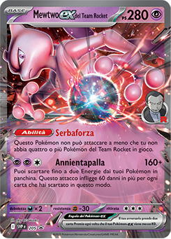 Mewtwo-ex del Team Rocket