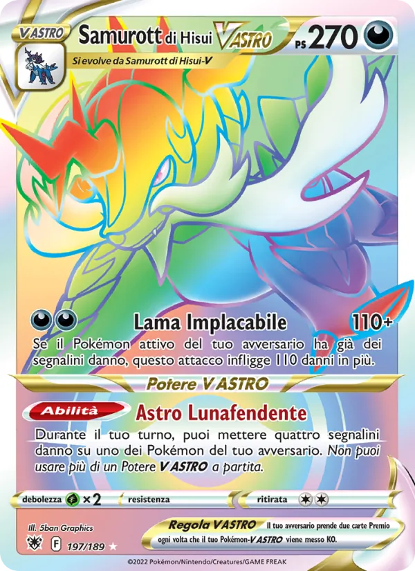 Samurott di Hisui V ASTRO