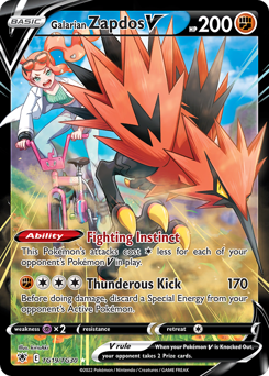 Zapdos di Galar V
