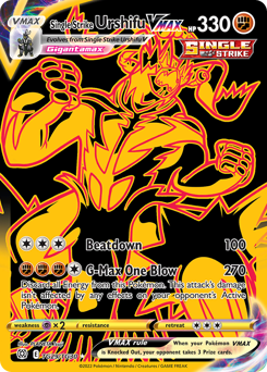 Urshifu Singolcolpo VMAX