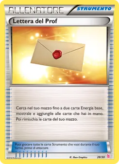 Lettera del Prof